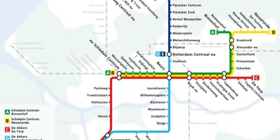 Хага карта на метрото